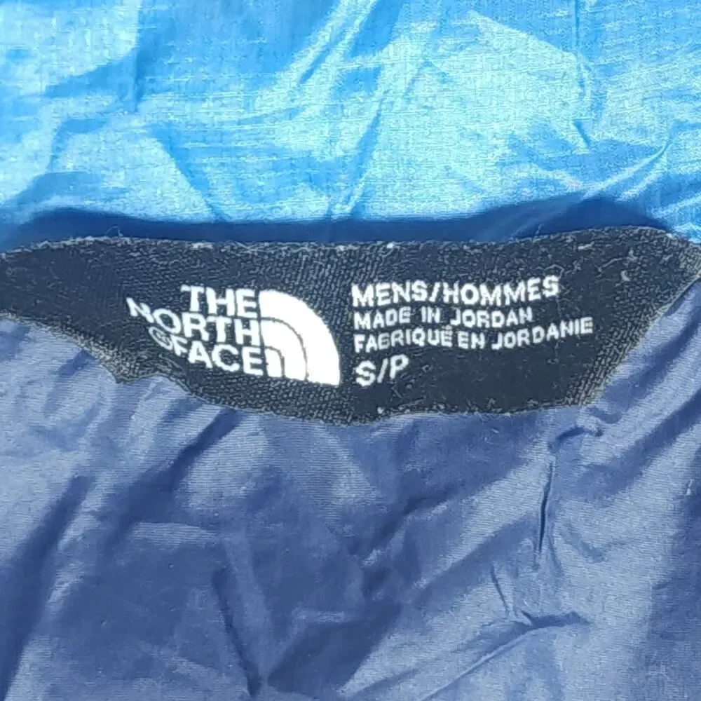 The North Face Men's ThermoBall Sz S Blue Lightweight Full Zip Puffer Jacket